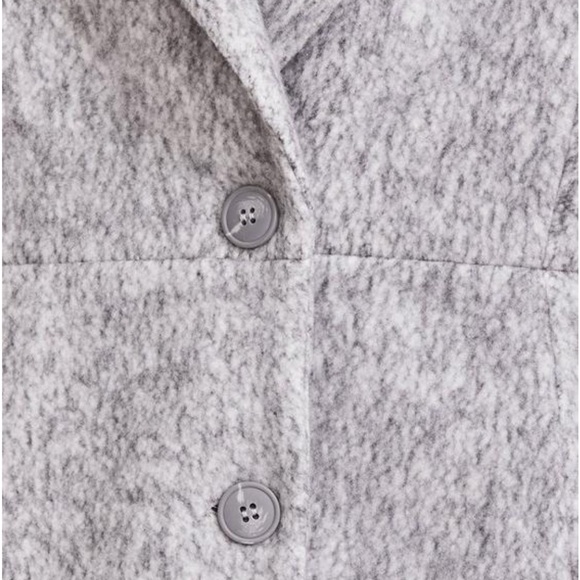 NWT Torrid Brushed Hacci Gray Aline Coat 4 - Picture 5 of 7